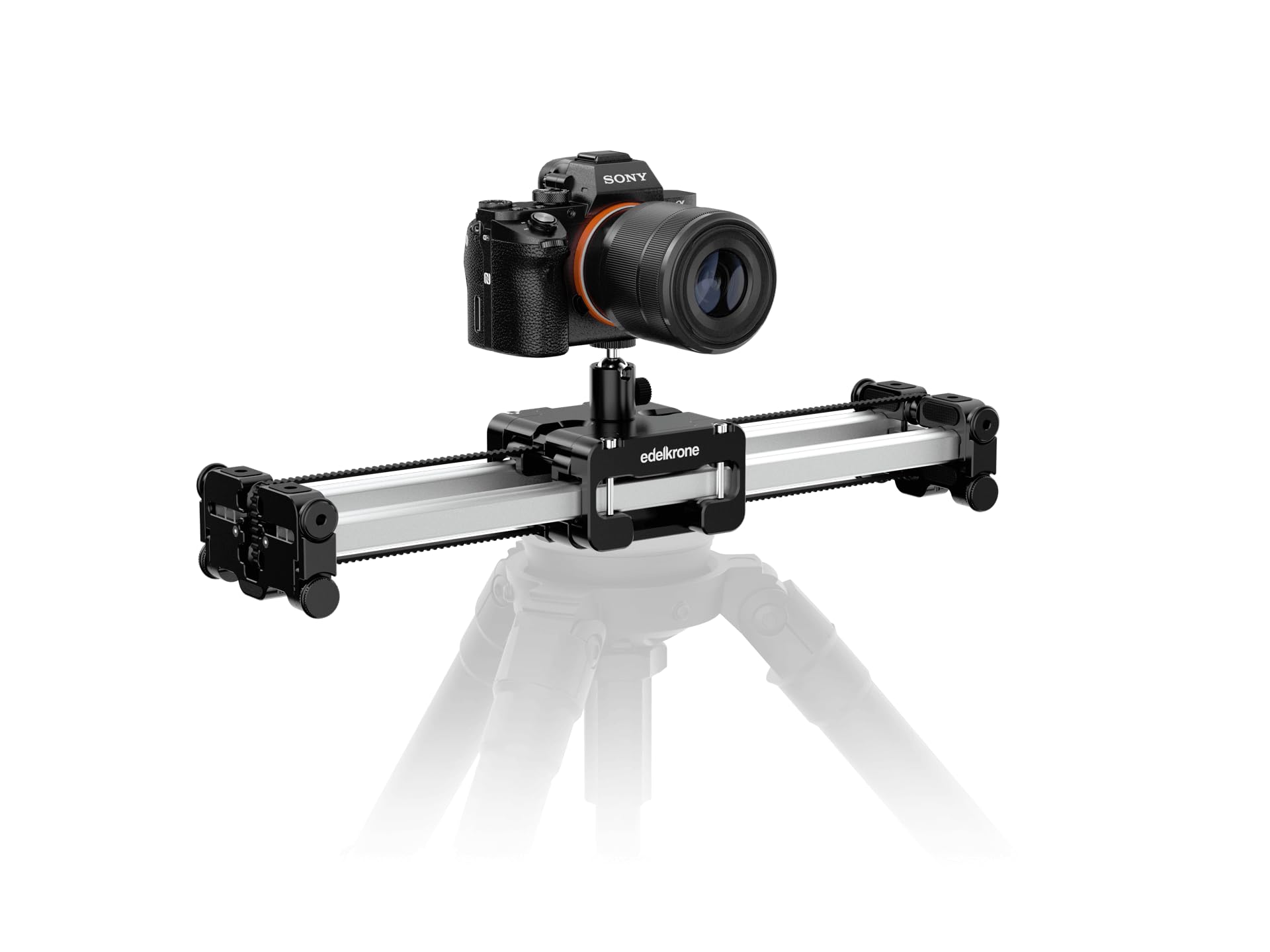 Edelkrone SliderPLUS v5 Compact - Compact Slider with up to 40 cm Camera Drive, 22.7 kg Load Capacity for Ground Operation, 6.8 kg Load Capacity on Tripod