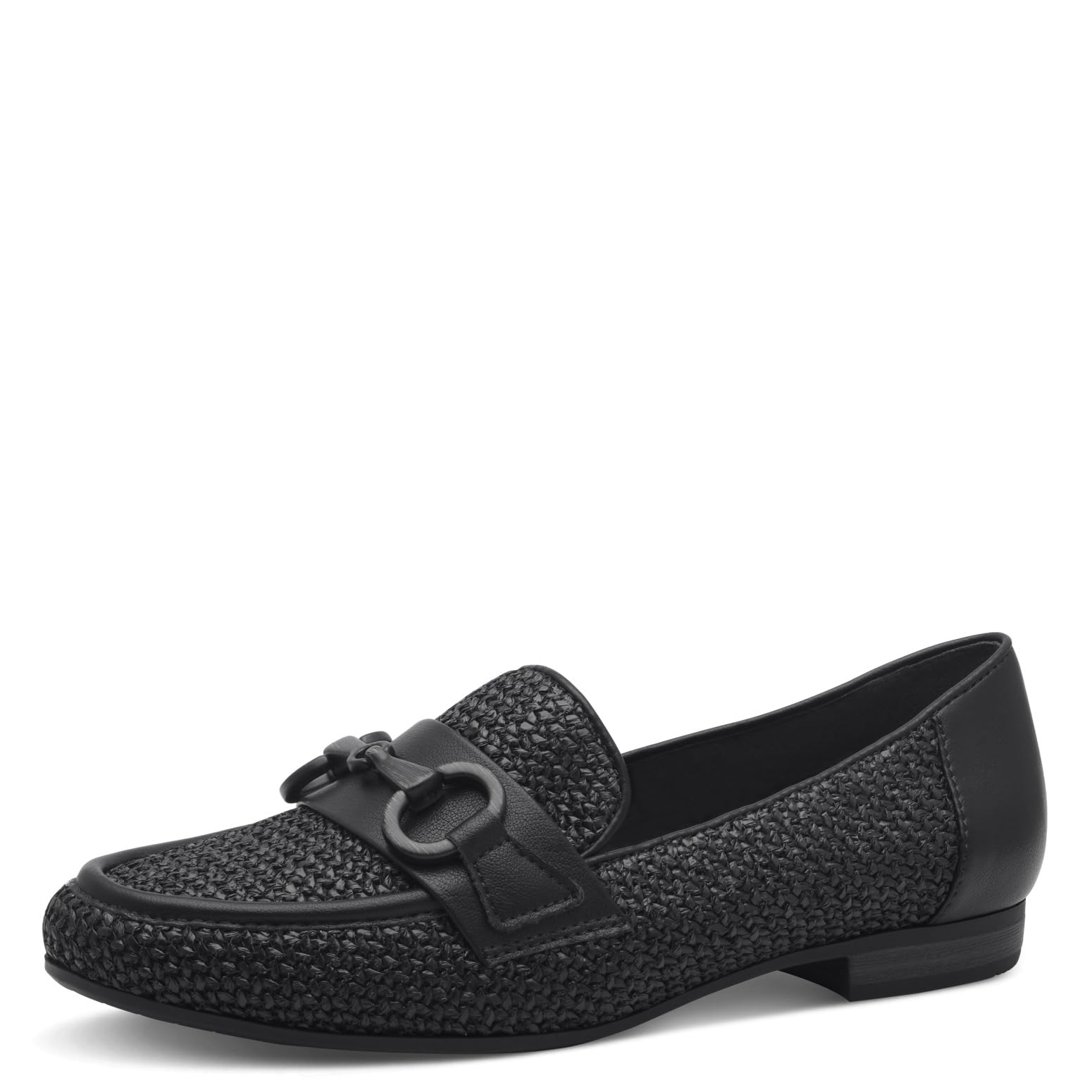 Jana Women’s Slippers Round Toe Vegan, Black, 6,5 UK