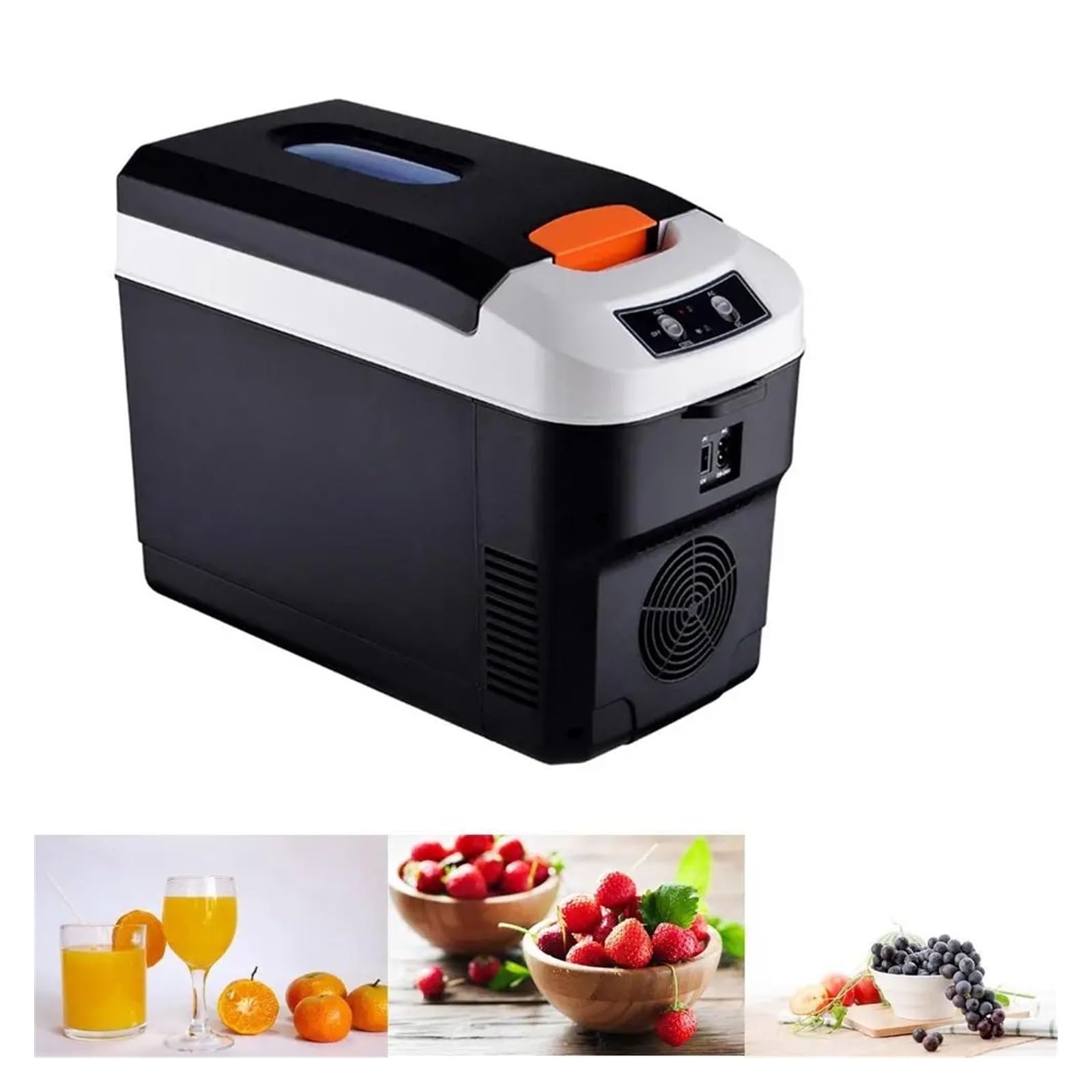 Refrigerador pequeño de 10 litros, 12 V/24 V, for Coche, hogar, Doble Uso, for Exteriores, Camping, portátil, for el Cuidado de la Piel.(Car Home Use US)