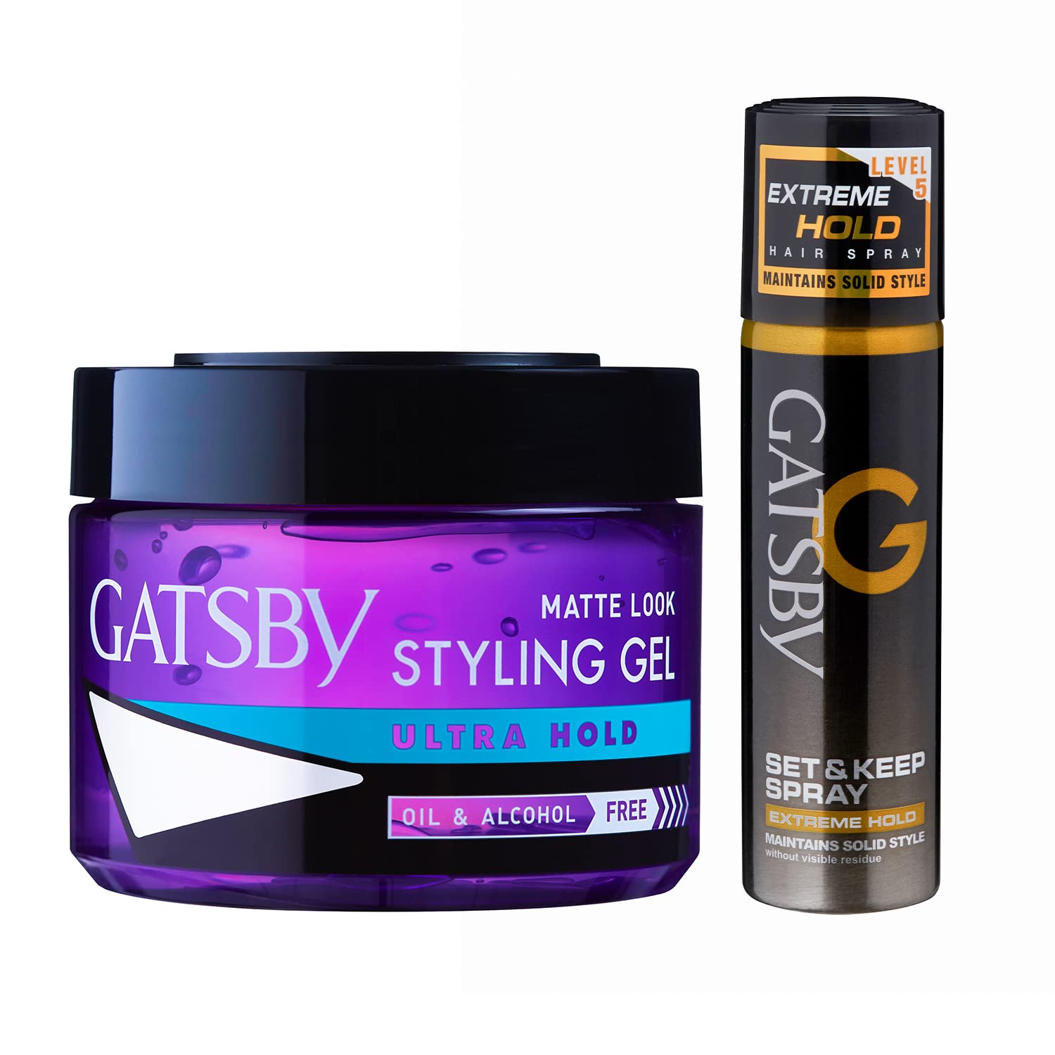 Buy Gatsby Hair Styling Gel Ultra Hold 300gm With Set & Keep Hair