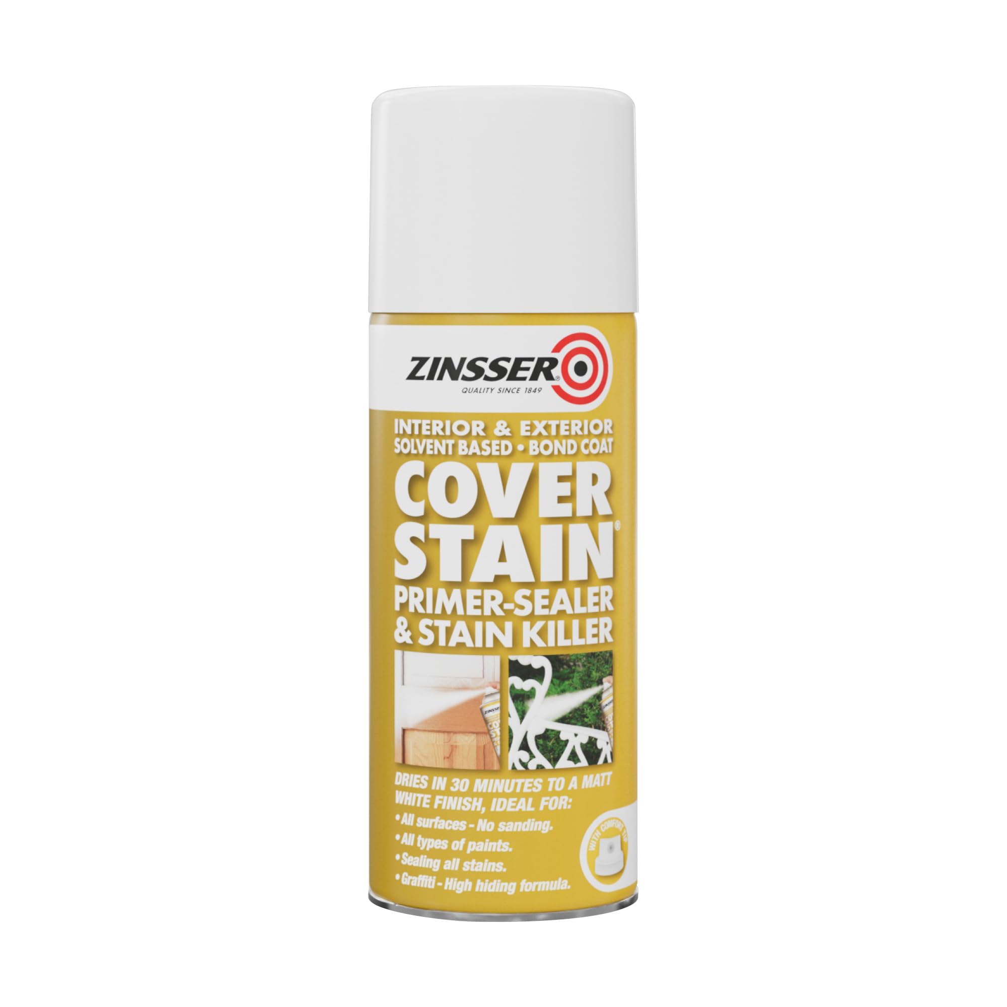 Zinsser - Cover Stain Primer - Sealer Stain Killer - 2.5L