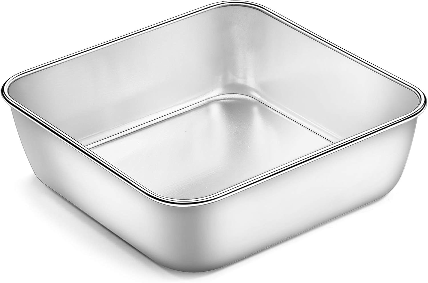 6 Inch Square Baking Pan, Deedro Square Cake Pan Stainless