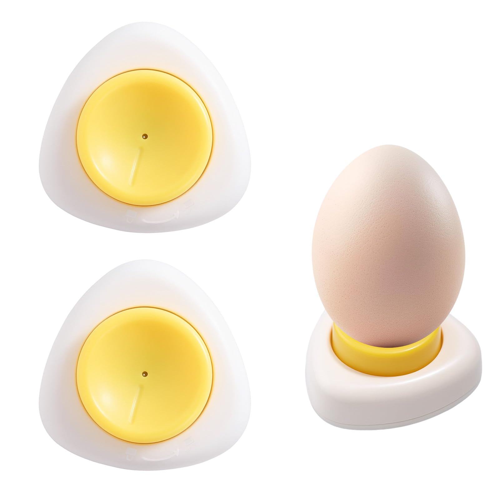 Huevos Perforadores 2 Unidades, Perforador De Huevos De Cocina Con Aguja De Acero Inoxidable 304, 5,5×5,5 cm, Diseño Seguro Y Compacto Para Cocinar Y Cocer Al Vapor Sin Romper