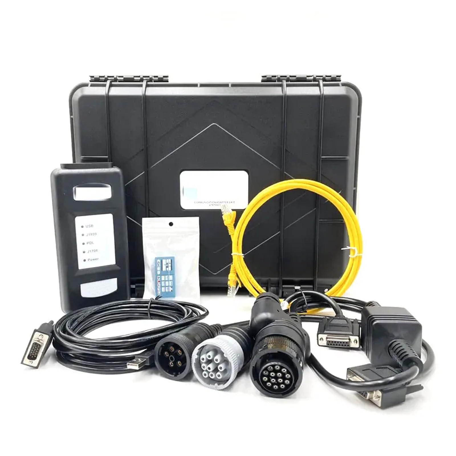 for Perkins Excavator Truck Boat 27610402 27610401 Communication Adapter 3EST Diagnostic Tool Scanner with Software 2021B (with Network Cable)