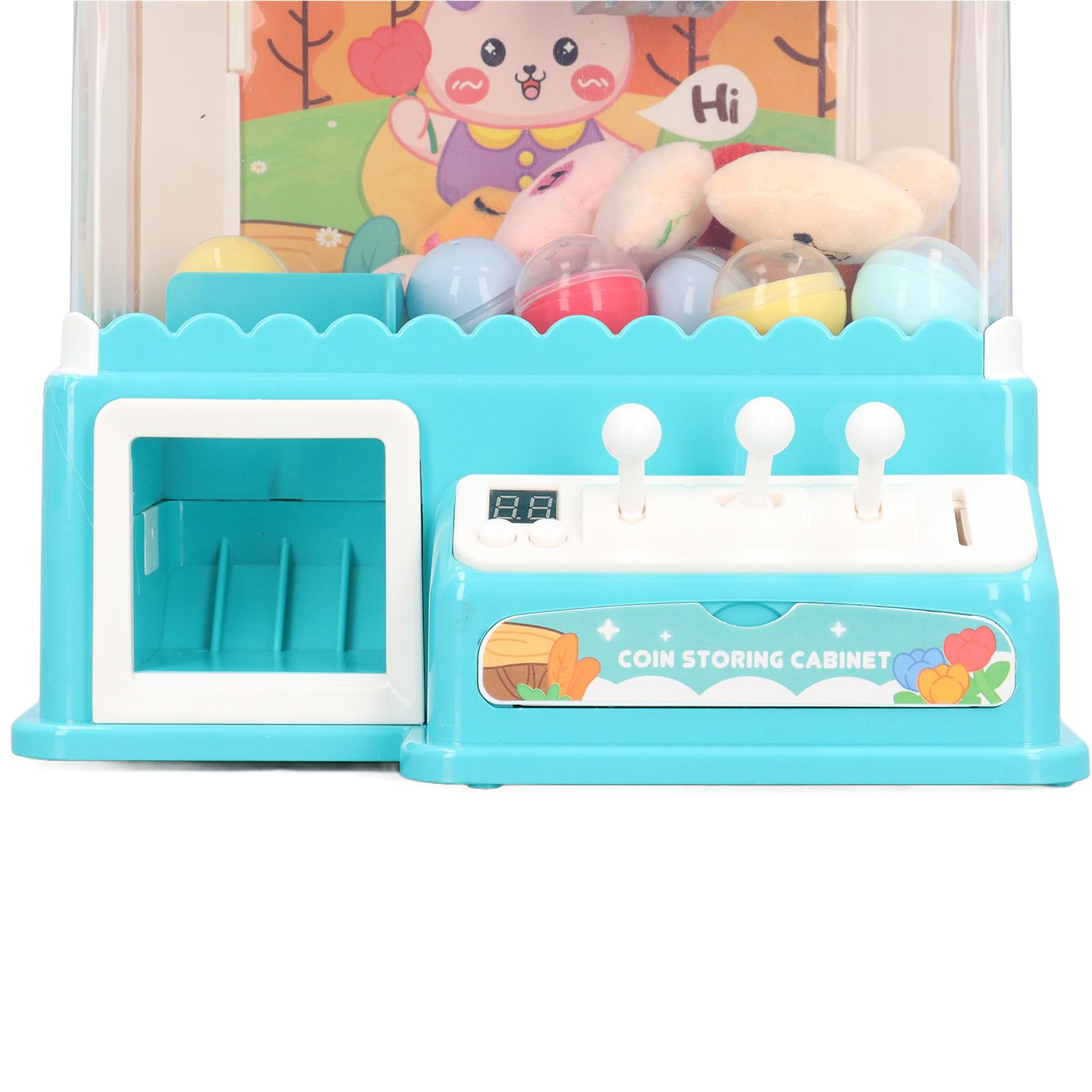 Macchina di acquisizione di giochi ad artiglio, alimentata tramite USB, con musica, per premi, giocattoli di compleanno per bambini