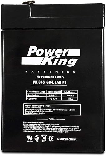 Miniatura 5 de Jiming JM-6M4.5AC 6V 5Ah Batería de plomo ácido sellada recargable Beiter DC Power (3)