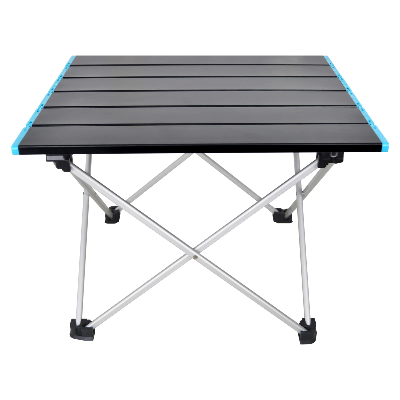 AUXTINGS 16x14inch Portable Camping Table,Folding Side Table Aluminum Top for Outdoor Cooking, Hiking, Travel, Picnic