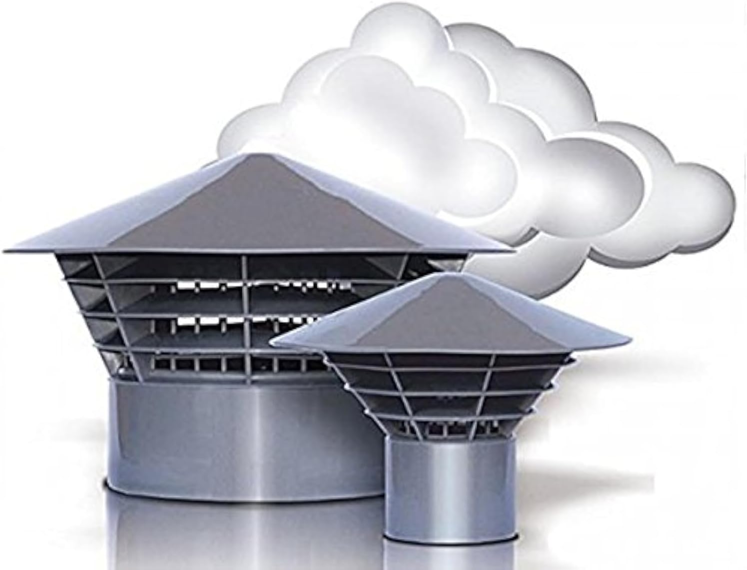 Capricorn Univent DN160 150 Vent Hood Roof Vent Air Vent for Mounting on 150 mm Pipe