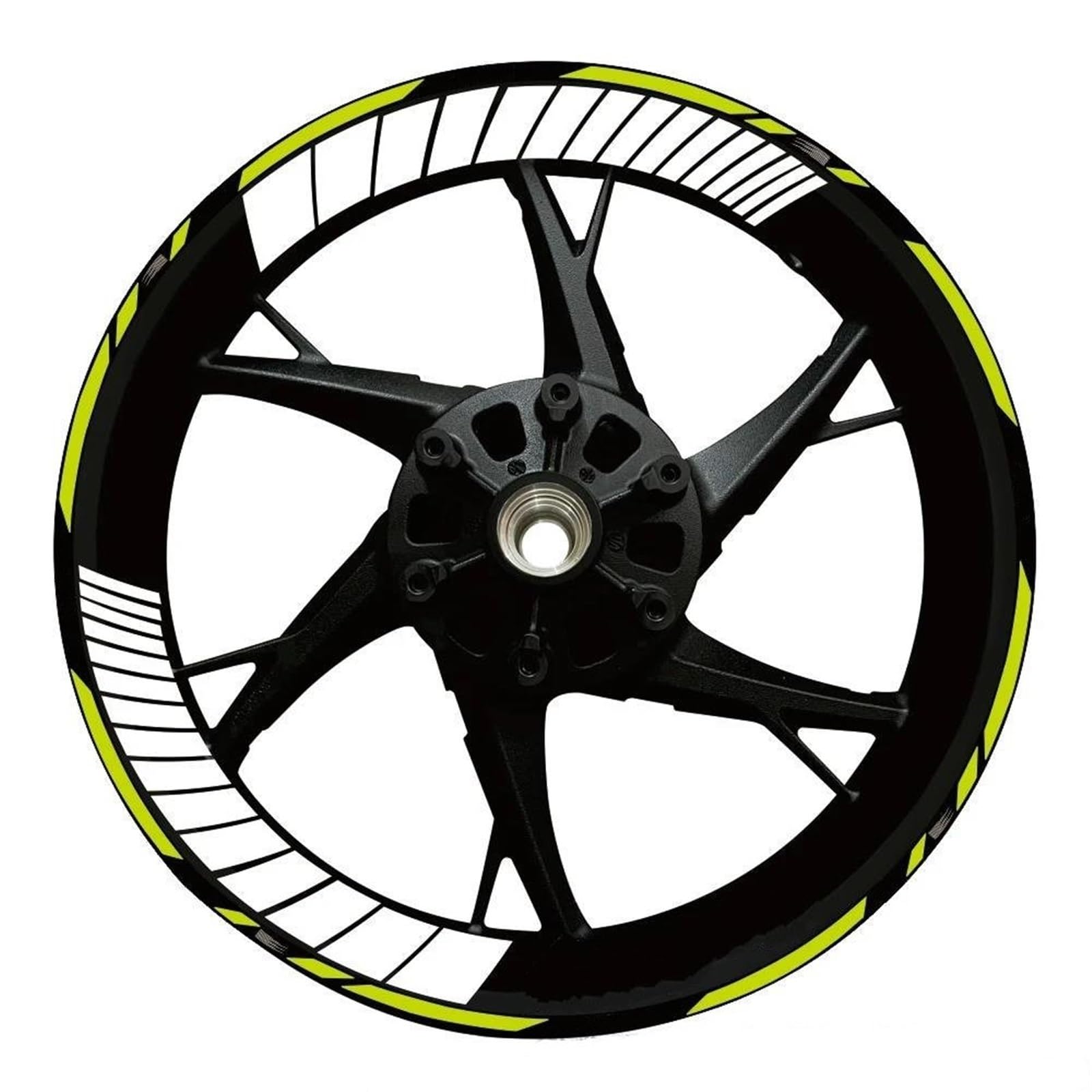 Wheel Stickers Motorcycle Wheel Reflective Decal for for Ninja 650 400 for Versys 17″ Stripe Tape Sticker Rim Stickers Hub Decals Rim Reflective Decal