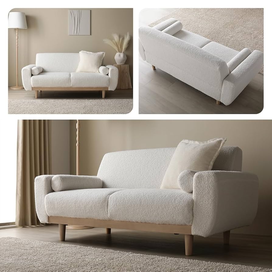 Amazon.co.jp : RASIK ソファー 2人掛け 単品 グレー カバー