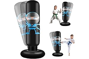 63" Kids Punching Bag: The Perfect Toy for Young Ninja Warriors