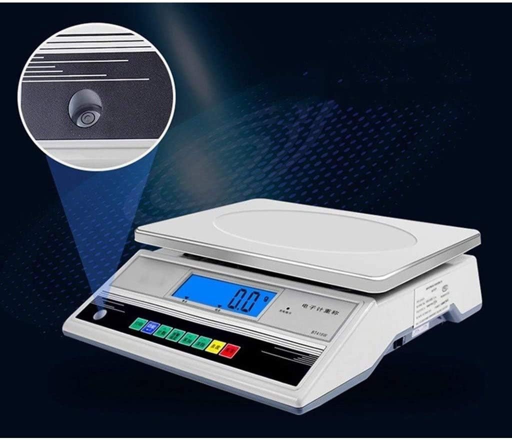 Electronic Weighing Digital Kitchen Weighing Stainless Steel Counting Electronic Industrial LCD Display Accumulate Function for Factories Retail Outlet Store Scales