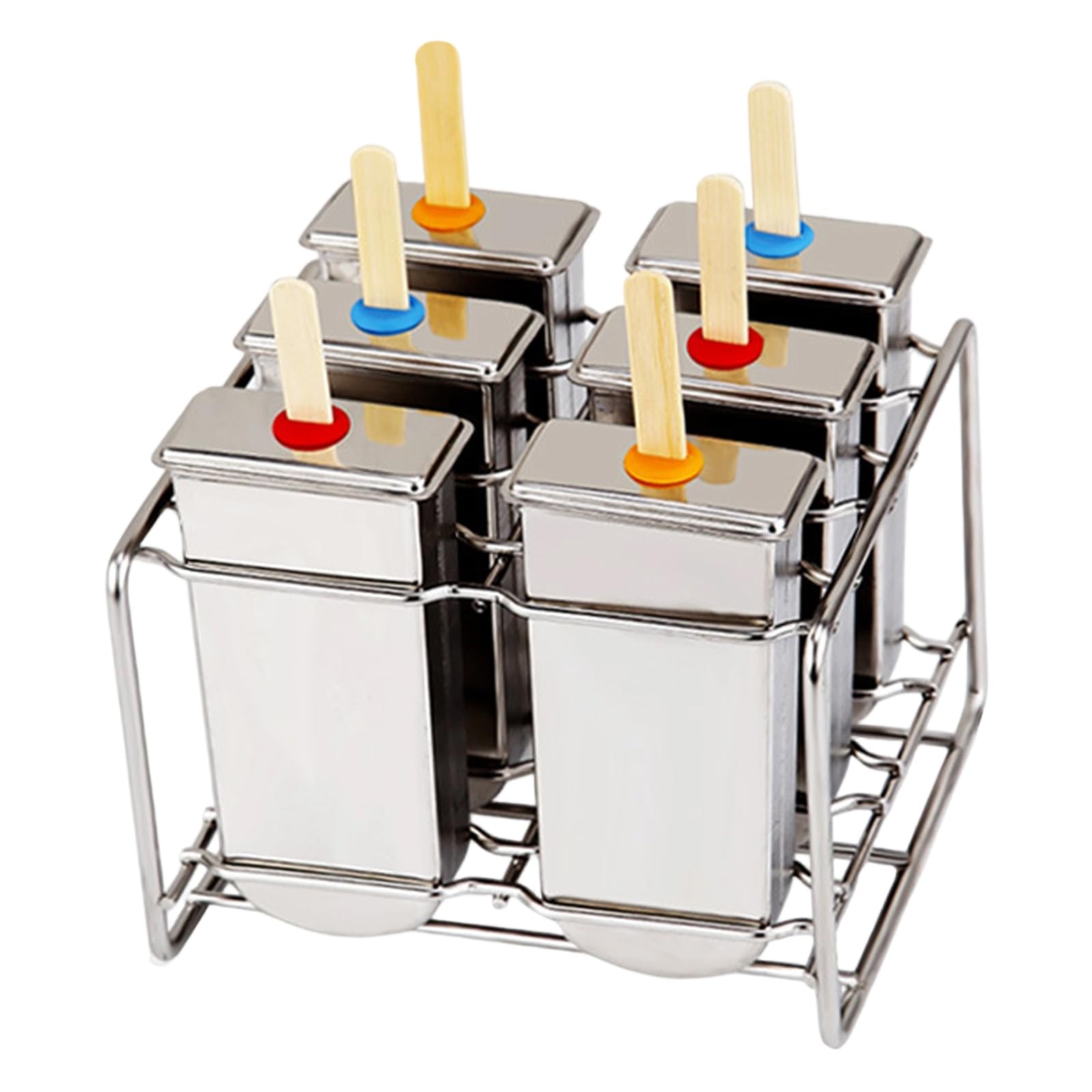 MALSSE Stainless Steel for Fast Freezing Treats and Easy At Home Popsicles Maker