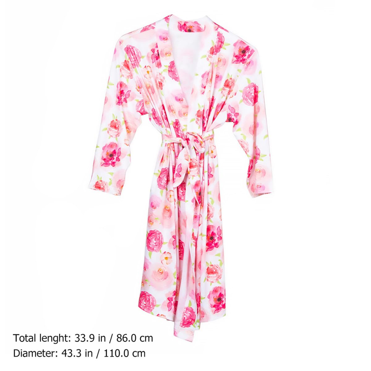 OUNONA Camicia da Notte per Gravidanza in Cotone Rosa S/m per Donne