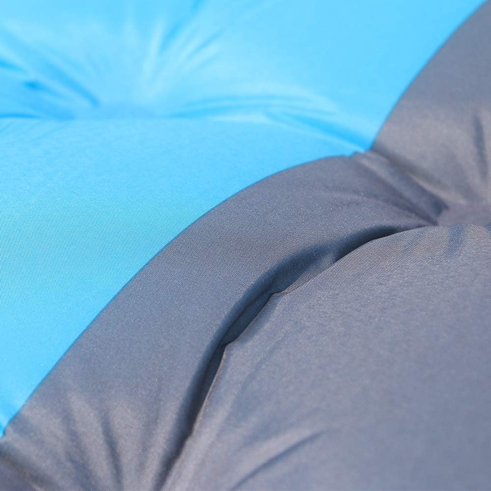 GEERTOP Portable Self-Inflating Camping Sleeping Pad with Attached Pillow Lightweight Stitching Air Cushion Inflatable Camp Tents Air Mat Mattress for Camping, Hiking Backpacking Travelling