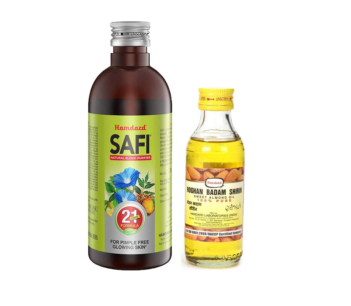 Combo - Hmdrd safi 200ml + Hmdrd Roghan Badam Shirin 50ml