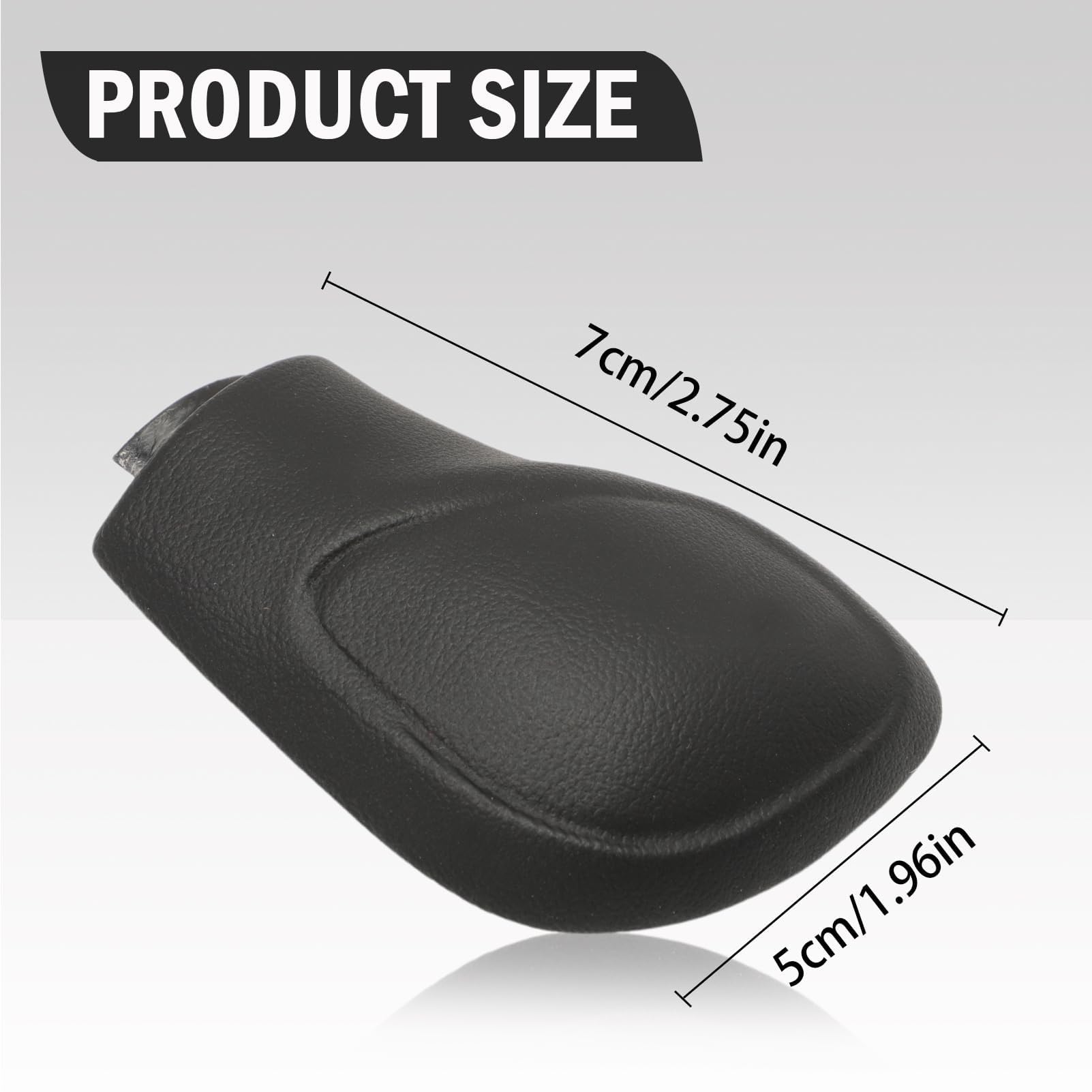 Schalthebelkopf Mit Chromleiste, Passend Für Volkswagen Golf 6, Golf 7 R, GTI, B7, B8, CC, R20, JTA, MK6, GLI, Schwarz. Schaltknauf