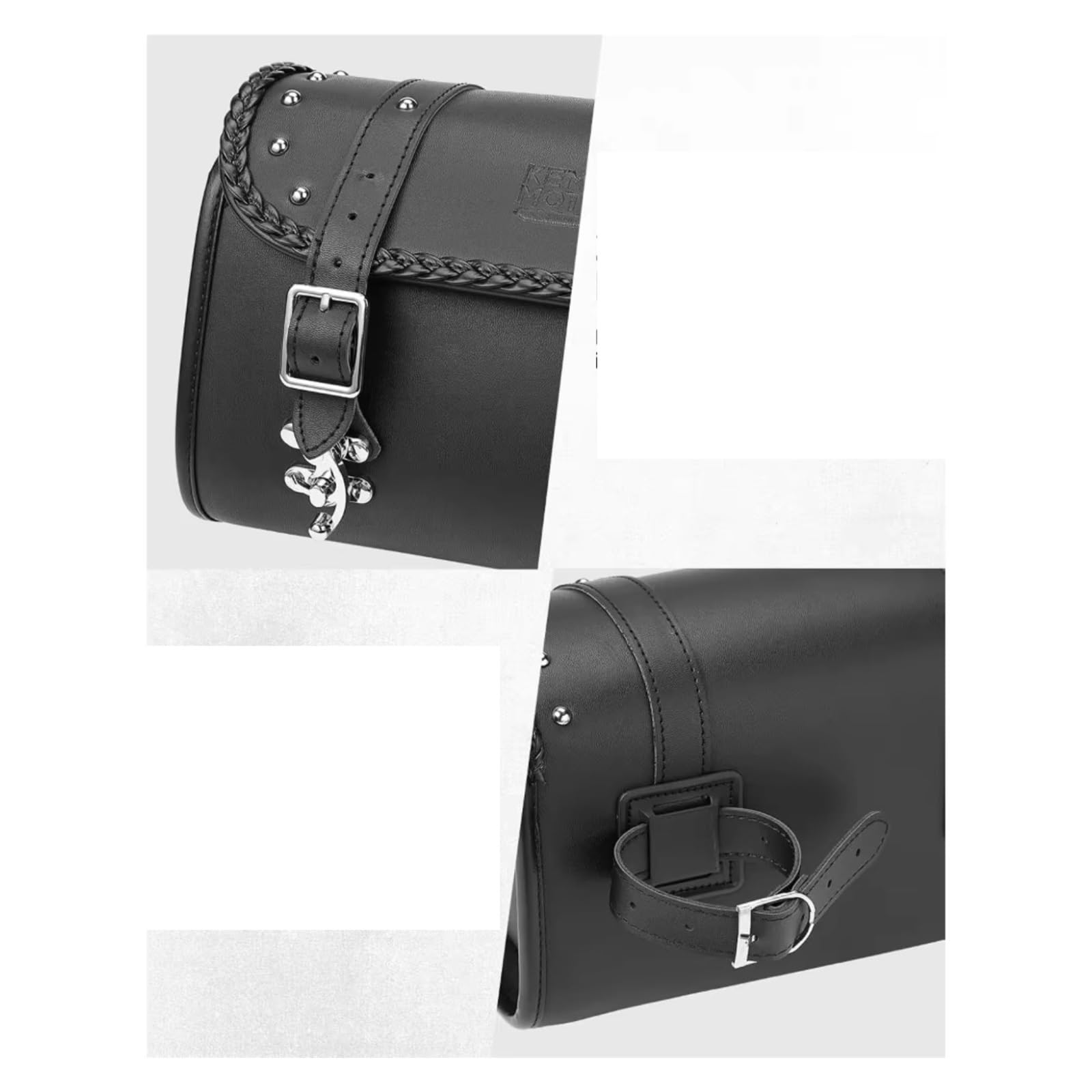 Borsa Portautensili Universale Forcella Per Moto 4-5L Laterale Impermeabile In PU Manubrio Anteriore Sissybar Custodia Rotolo Accessori Parti Sacche Moto