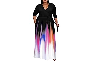 Flowy Maxi Dress for Divine Plus Size Women