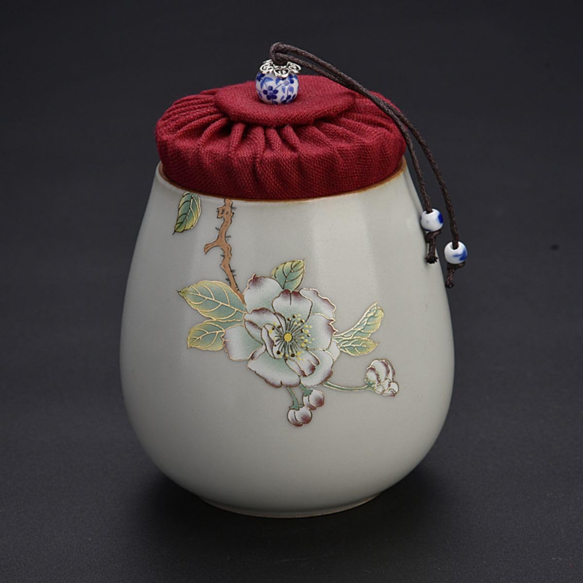 Amazon.com: P-O988 茶叶罐大号功夫茶具Jingdezhen Ceramic Tea