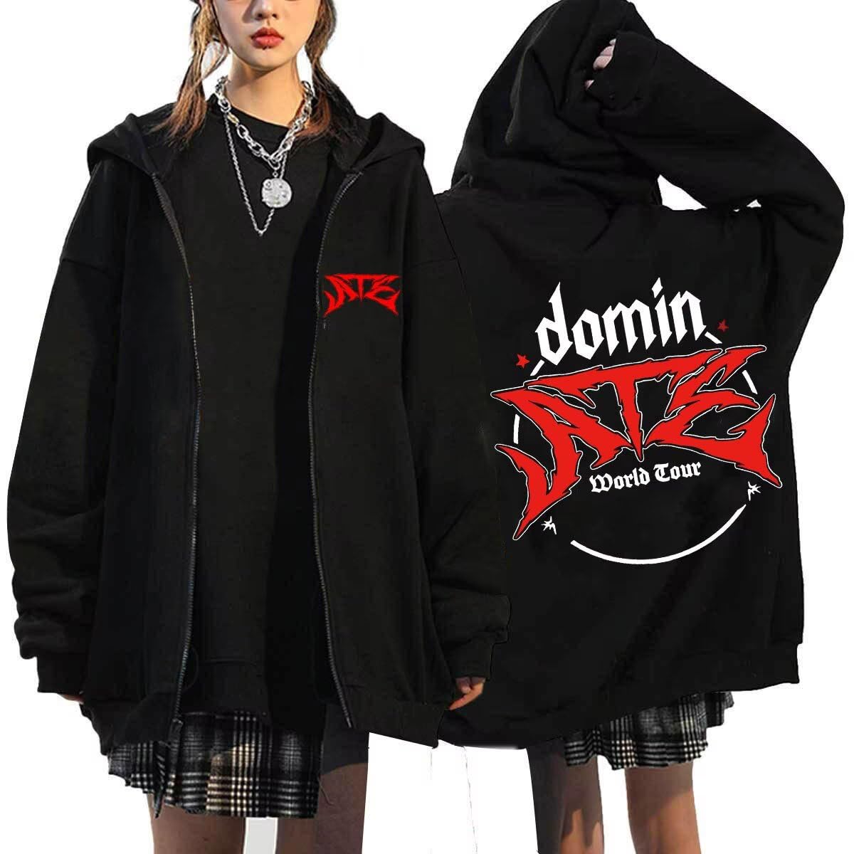 SKZ New Album ATE Hoodie Jacket Felix Hyunjin Bangchan LeeKnow Minho World Tour Zippered Sweatershirt Jacket