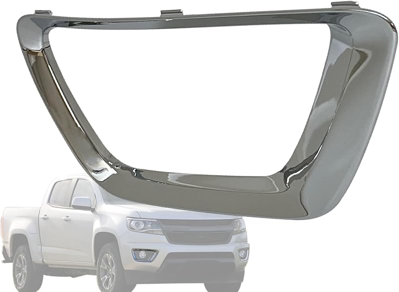 Aro cromado do farol de neblina dianteiro direito Auto Parts Avenue para Chevrolet Colorado 2015 a 2020 – 1 unidade