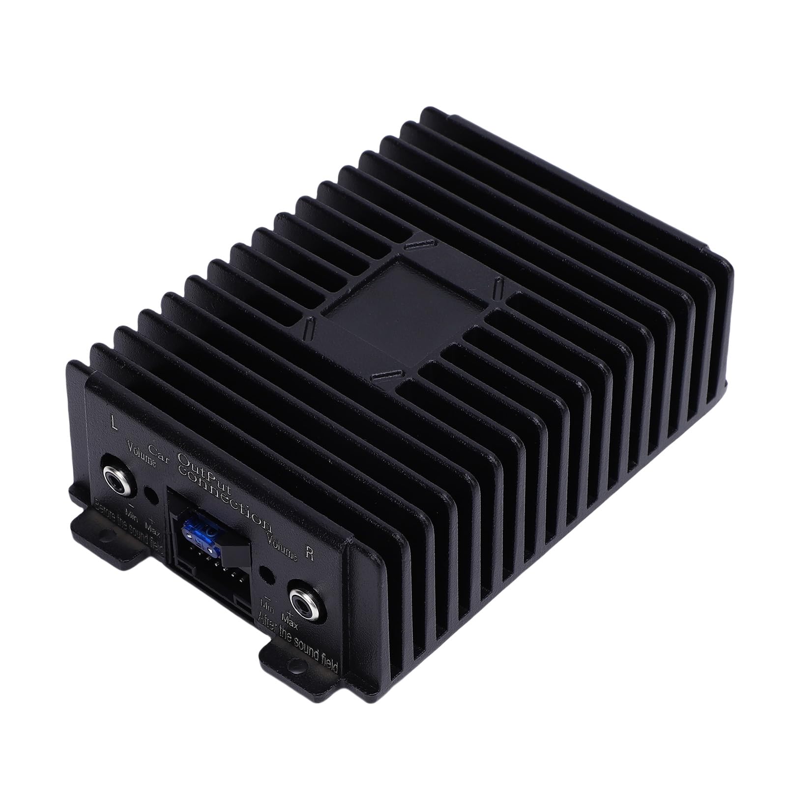 Amplificador de Potencia de 4 Canales Salida de Subwoofer Mejorada para Reproductor de Automóvil Amplificador Clase A/B para Instalación con Súper Subwoofers Aleación de Aluminio