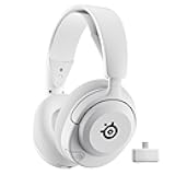 SteelSeries Arctis Nova 5P Wireless Multi-System Gaming Headset — White — Neodymium Magnetic Drivers — 100+ Audio Presets — 60 HR Battery — 2.4GHz or BT — Gen2.X Mic — PS5, PS4, PC, Switch, Mobile