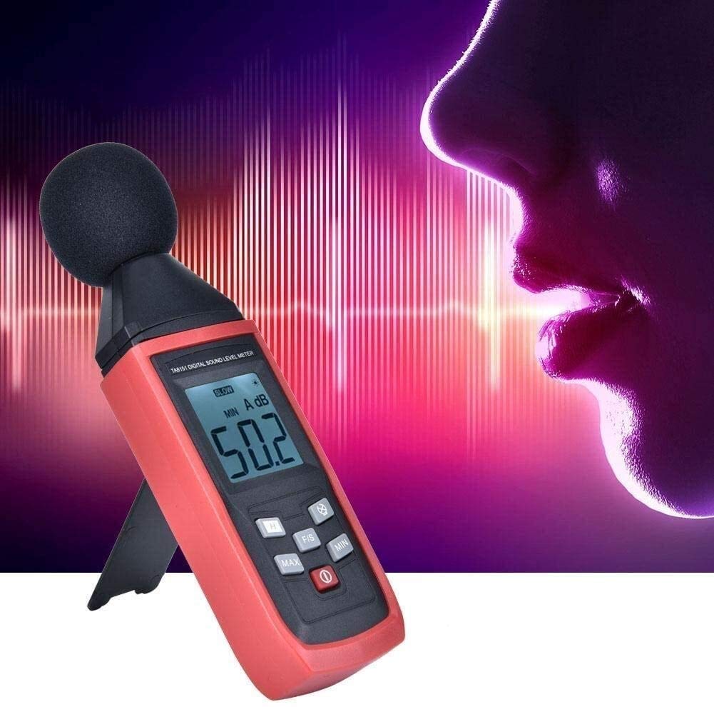 Sonómetro. Medidor de nivel de sonido Medidor de nivel de sonido digital Medición de ruido Medidor de decibelios de sonido Probador de ruido de alta precisión