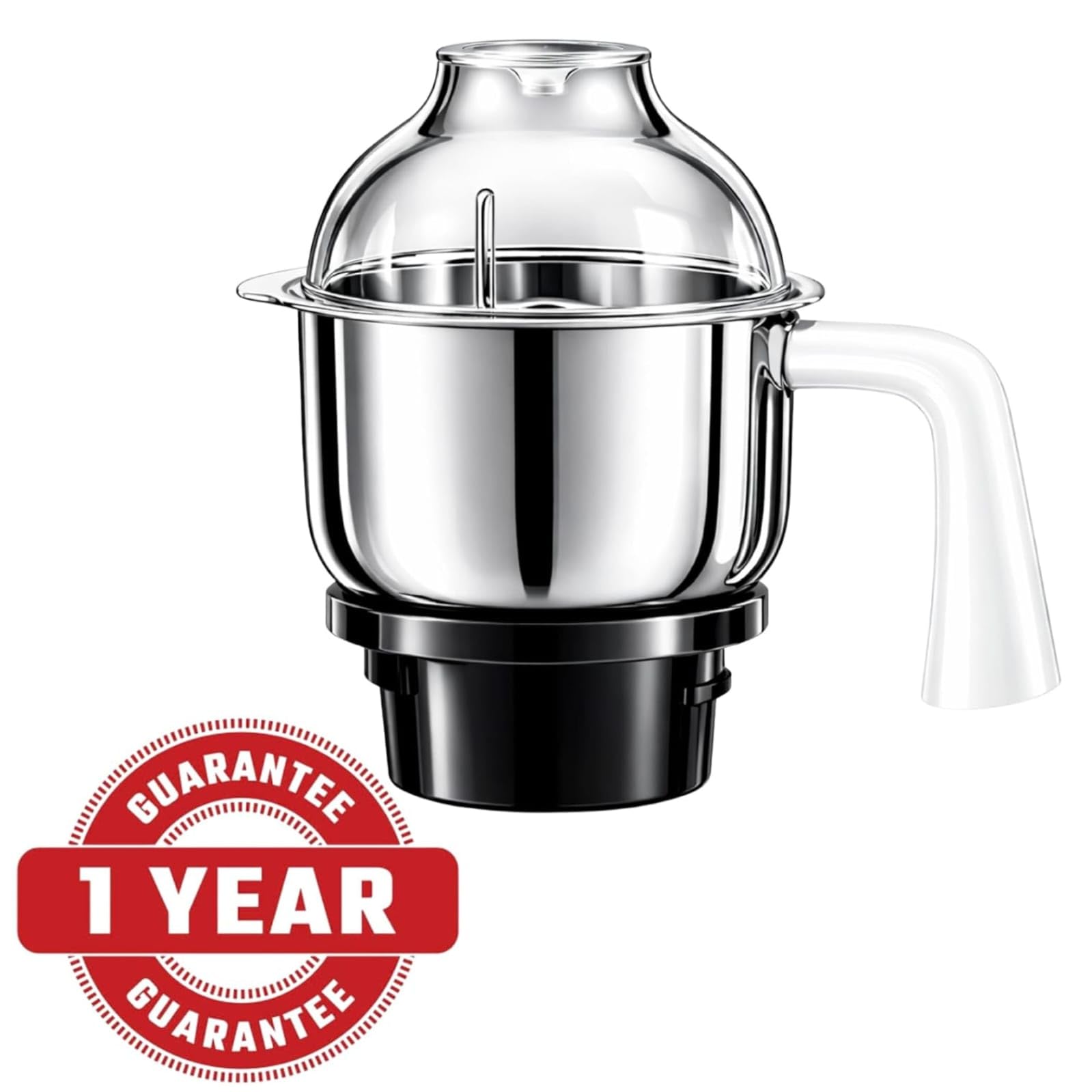 1 Year Guarantee | Mixer Jar Compatible with Zodiac Preethi & Preethi Steele Mixer Grinders — Amazon image 2