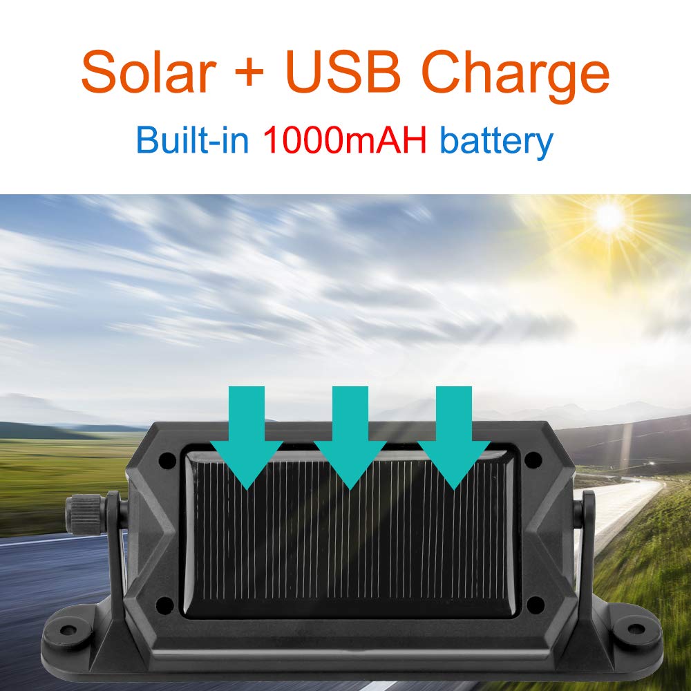 Tpms Sistema de monitoreo de presión de neumáticos Solar inalámbrico con 6 sensores externos Alarma Digital Coche Medidor Presion Neumaticos