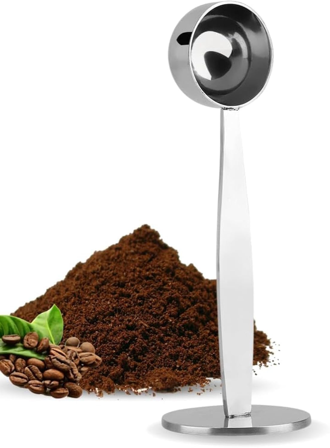 Pressino Caff&egrave; 2 In 1 ZPSHYD - Misurino E Pressino In Acciaio Inox Per Espresso, 14.5cm