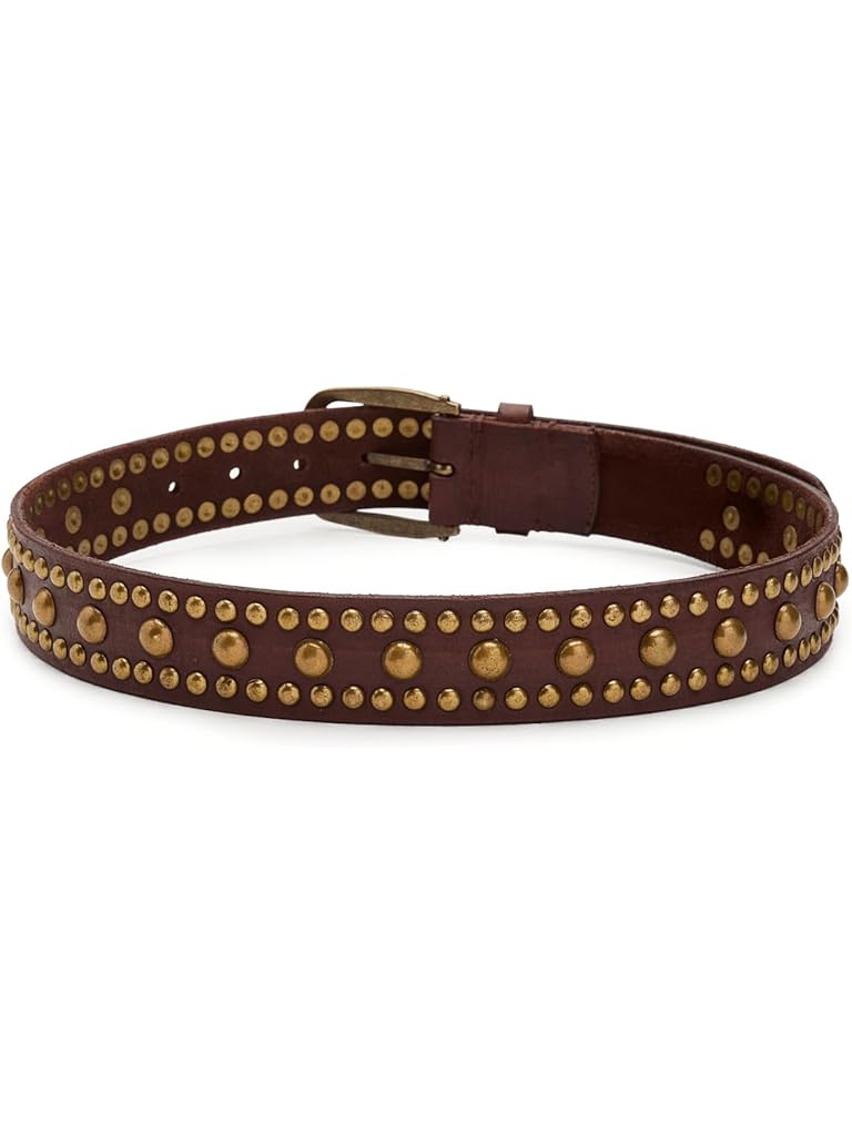 Tan Free People WTF Sola Stud Belt