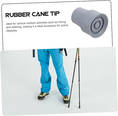 Miniatura 6 de BESPORTBLE Rubber Tips for Walking Sticks and Trekking Poles Non-Slip Replacement Feet for Canes Easy Install Antislip Design for Enhanced Stability