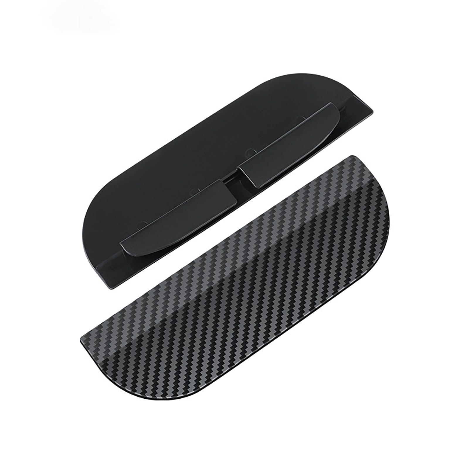 JINGDA 2 Pcs Car Side Mirror Rain Guard for Cupra Leon Sportstourer KL I 2020-2025, Wing Mirror Rain Guards, Snap-on Rain Protector, Carbon Fiber Mirror Covers Cap