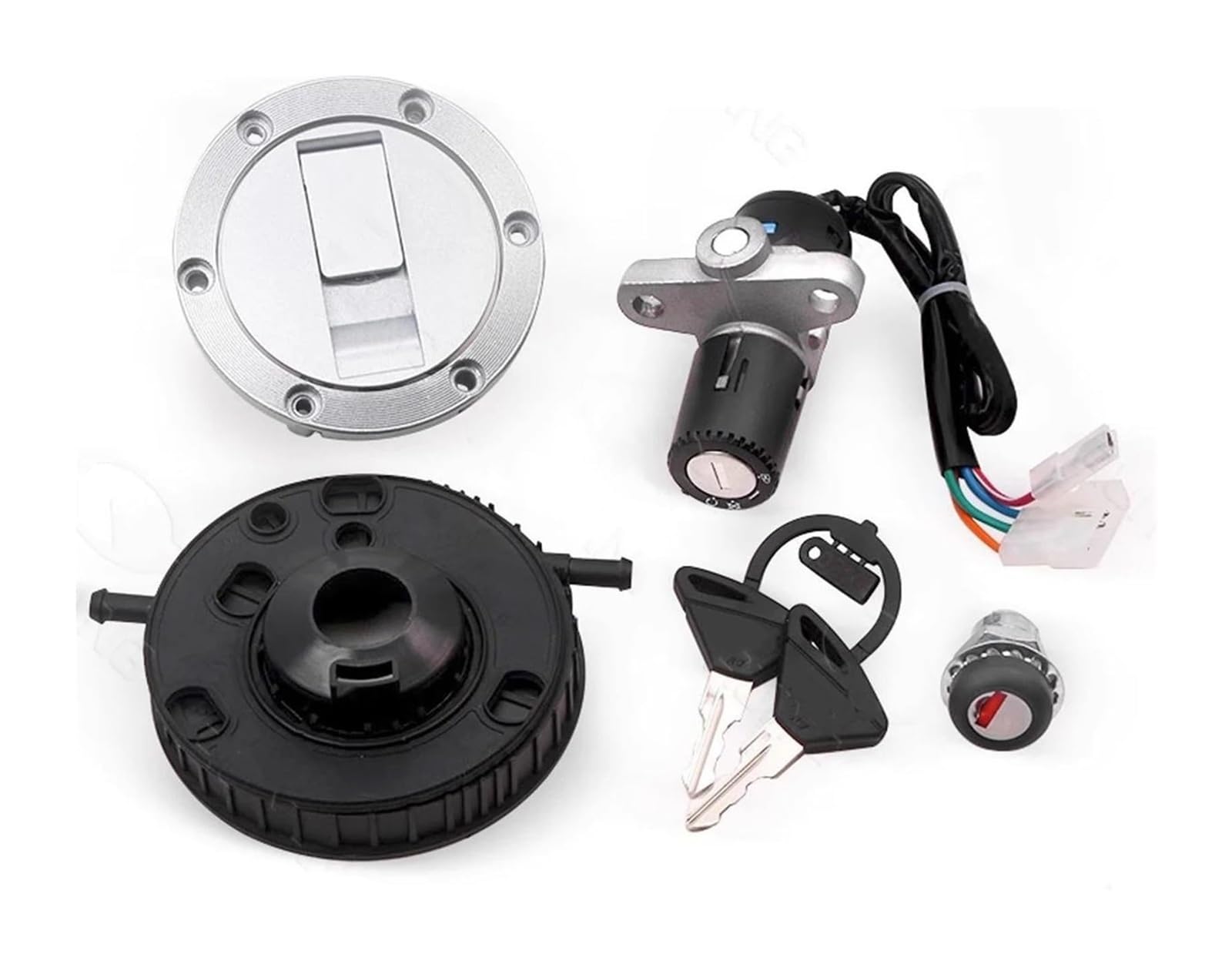 para CR150 GPR150 GPR125 GPR250R CR-GPR 150 Tapa Combustible Depósito Gasolina Accesorios Kit De Llave Encendido Y Bloqueo Interruptor Encendido con Llave Motocicleta