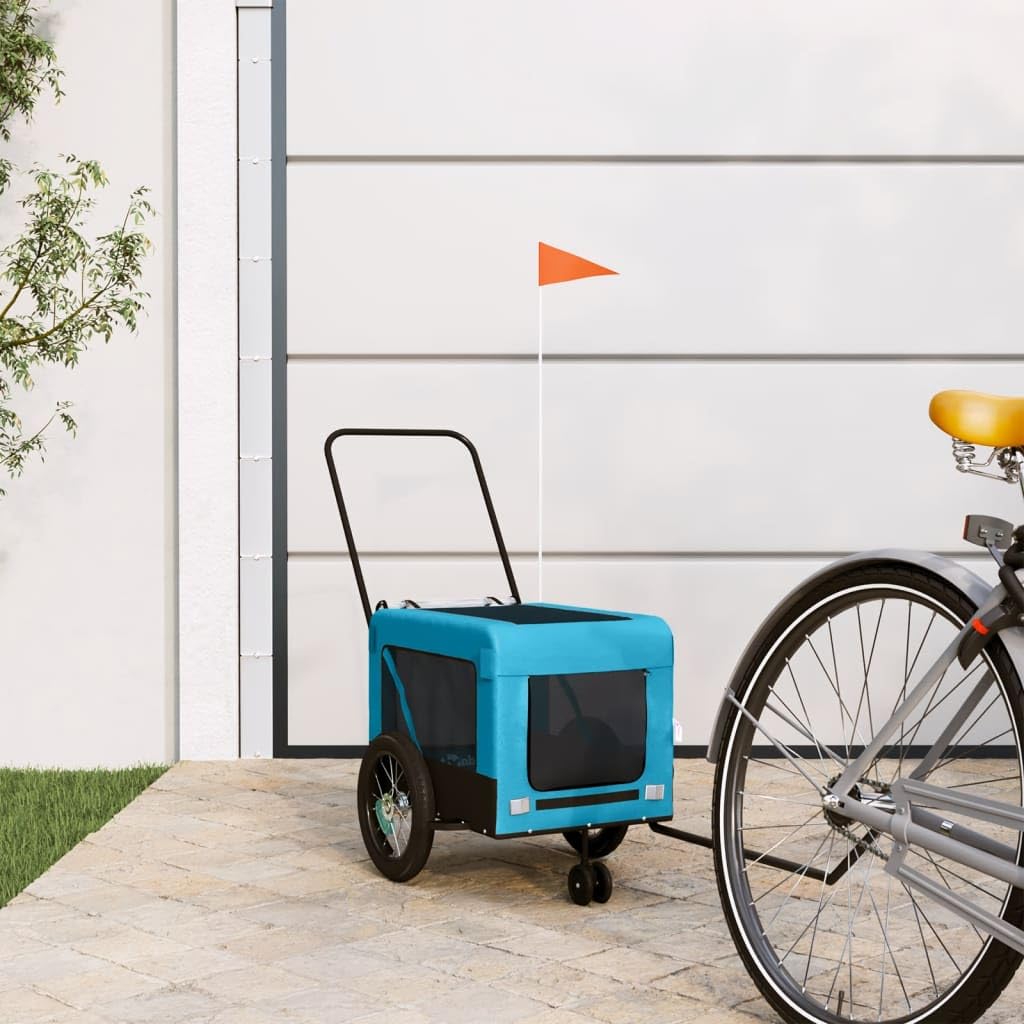 vidaXL rimorchio per Bici per Animali Domestici rimorchi per Bici per Animali Domestici rimorchio per Bici