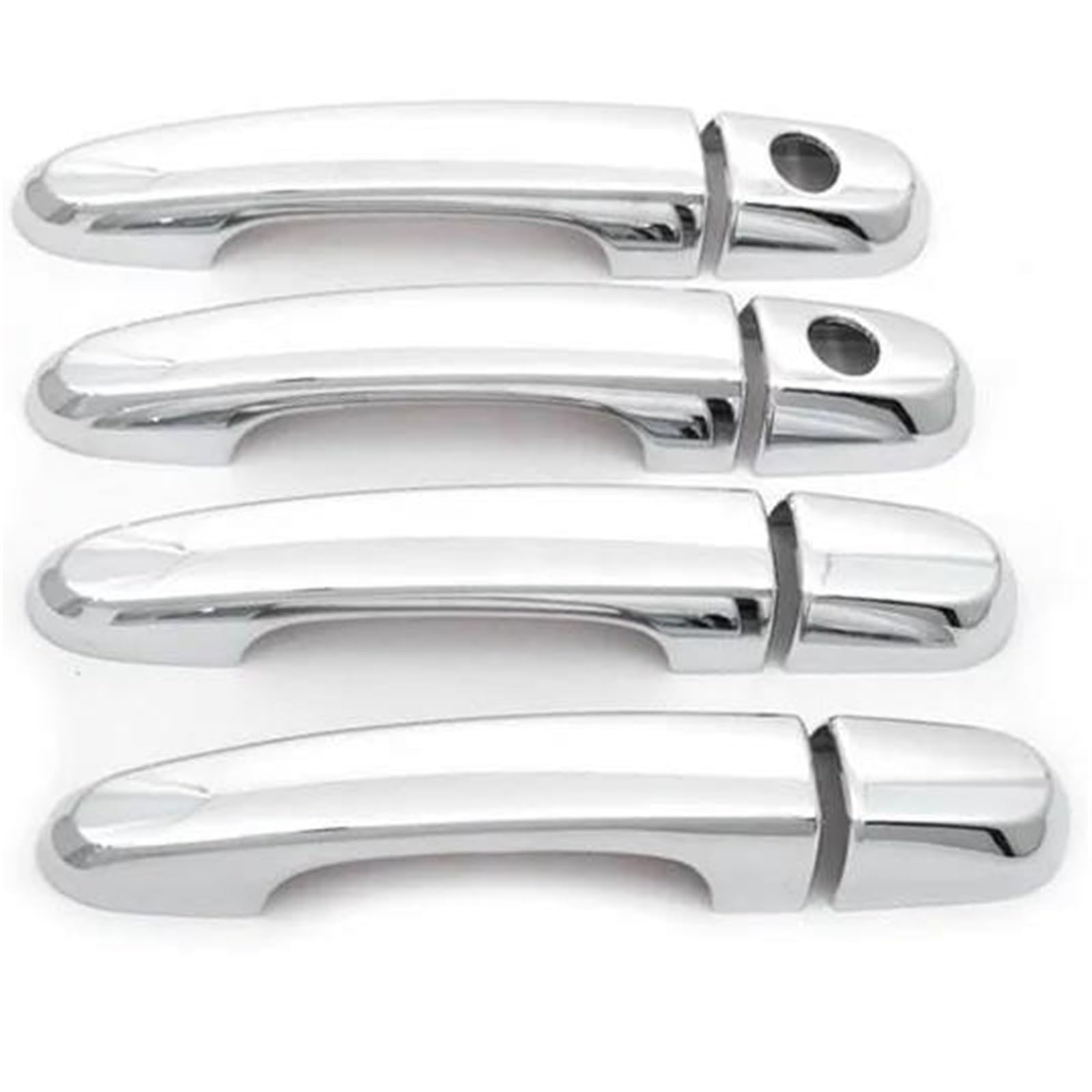 YUEYZHK Chrome Styling Car Door Handle Cover Accessories for Rav4 2001-2008 2001 2002 2003 2004 2005 2006 2007 2008