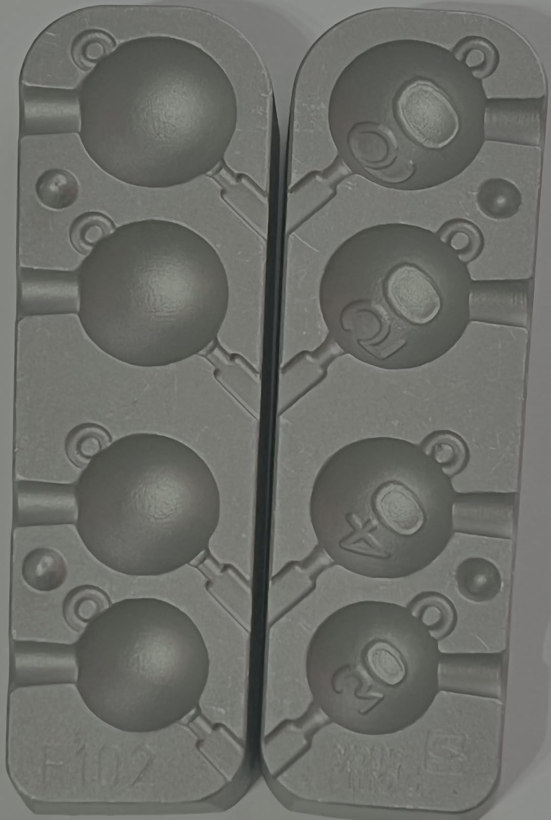 Cannon Ball - Molde para Pesca (30 – 40 – 50 – 60 g)