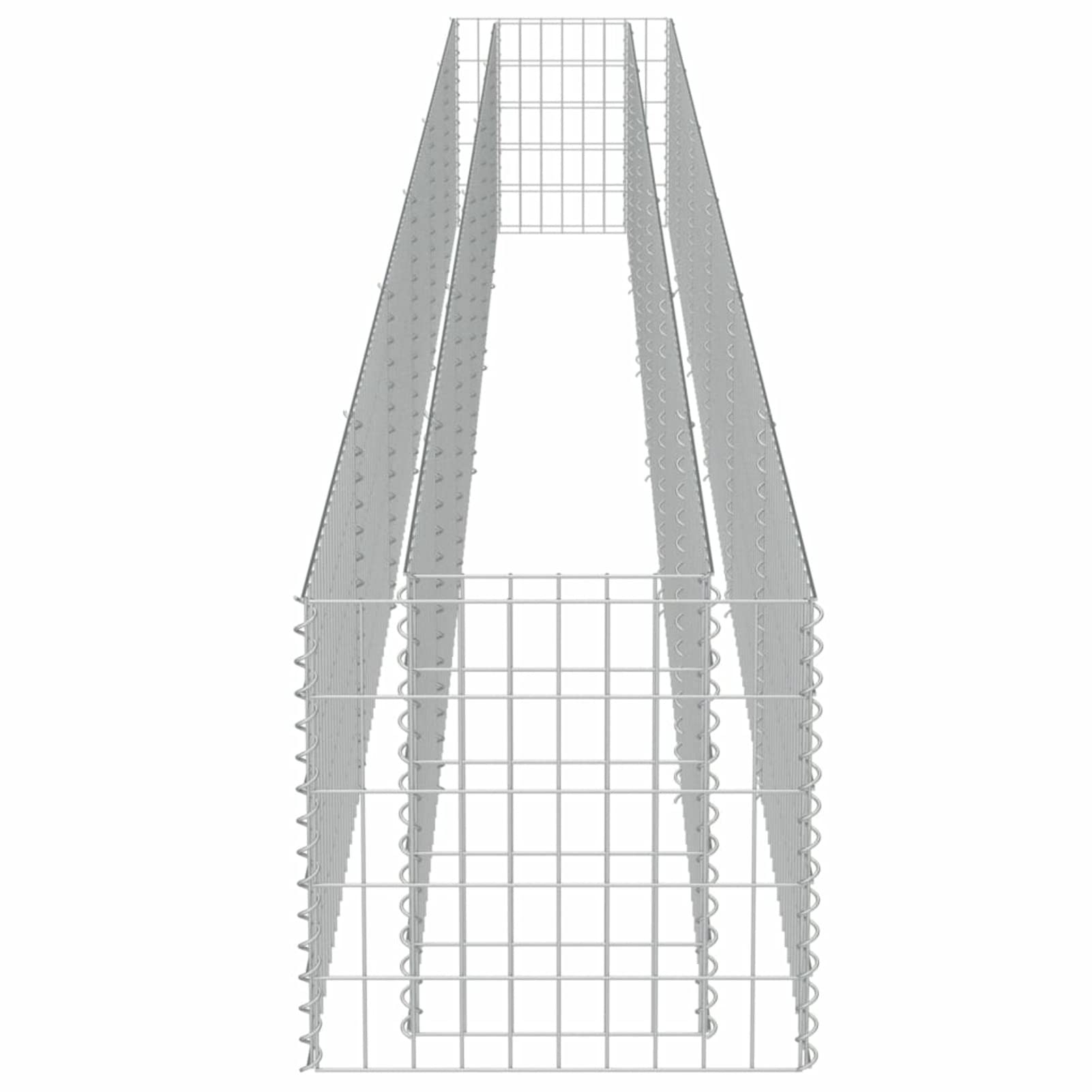 Arriate, Mesa De Cultivo, Huerto Domestico, Cultivo De Plantas Aromaticas, Arriate De Jardín, de gaviones de Acero 540x50x50 cm