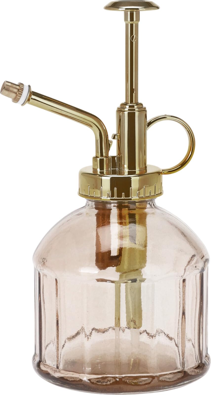 Muddy Hands 200ml Glass Plant Mister - Vintage Spray Bottle with Pump - Outdoor Garden Flower Indoor Home House Plant Fine Mist Sprayer Watering Can (Clear)
