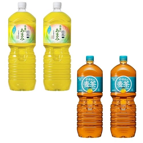 綾鷹 茶葉のあまみ 2l 2セット やかんの麦茶 2l 2セット 飲み比べ
