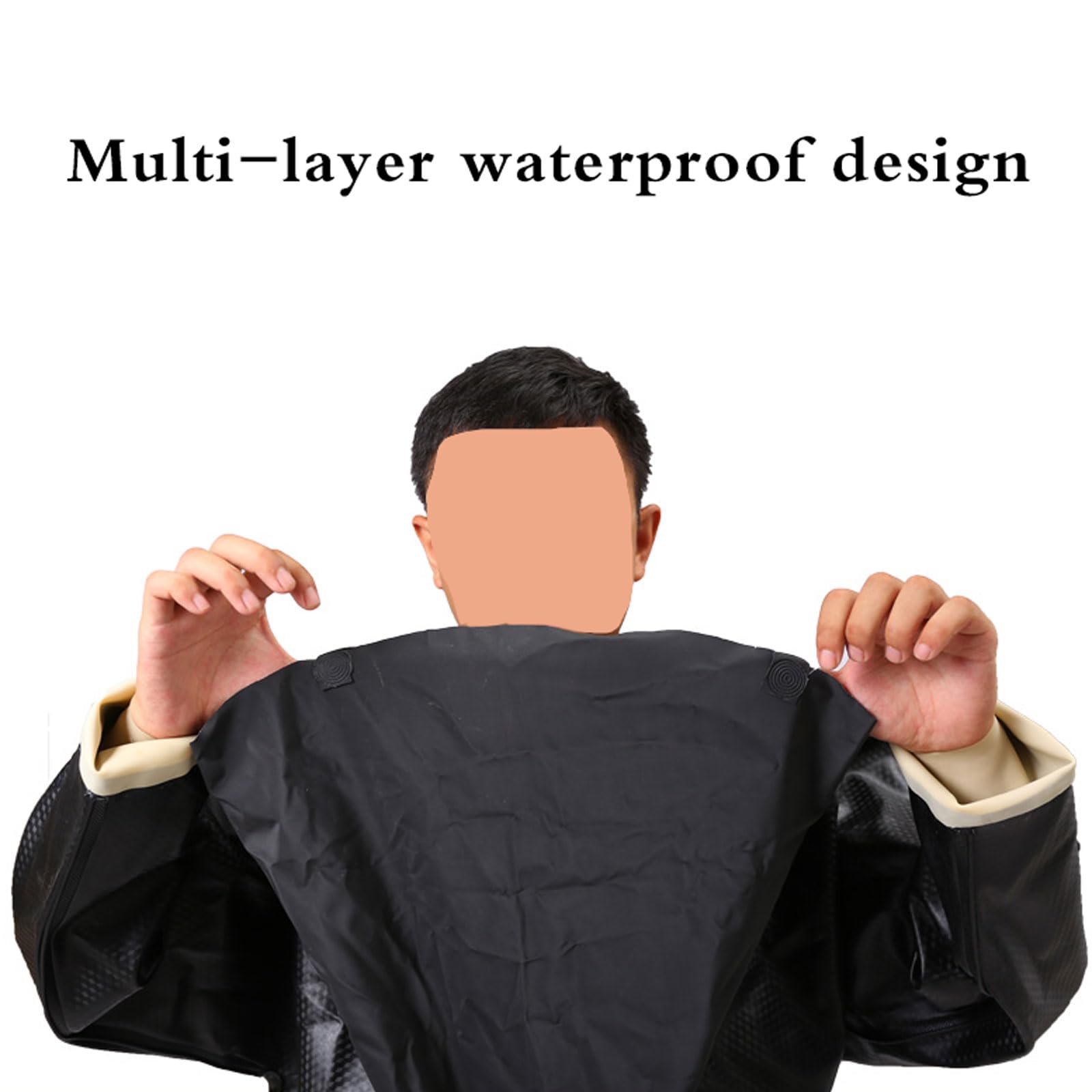 Uomo Donna,Corpo Intero Trampolieri con Cappello,Pantaloni da Pesca,Waders con Stivali,Scafandro,Unisex,Impermeabile,Traspirante,per Sport all'Aria Aperta,Caccia,Giardinaggio,Pescatore