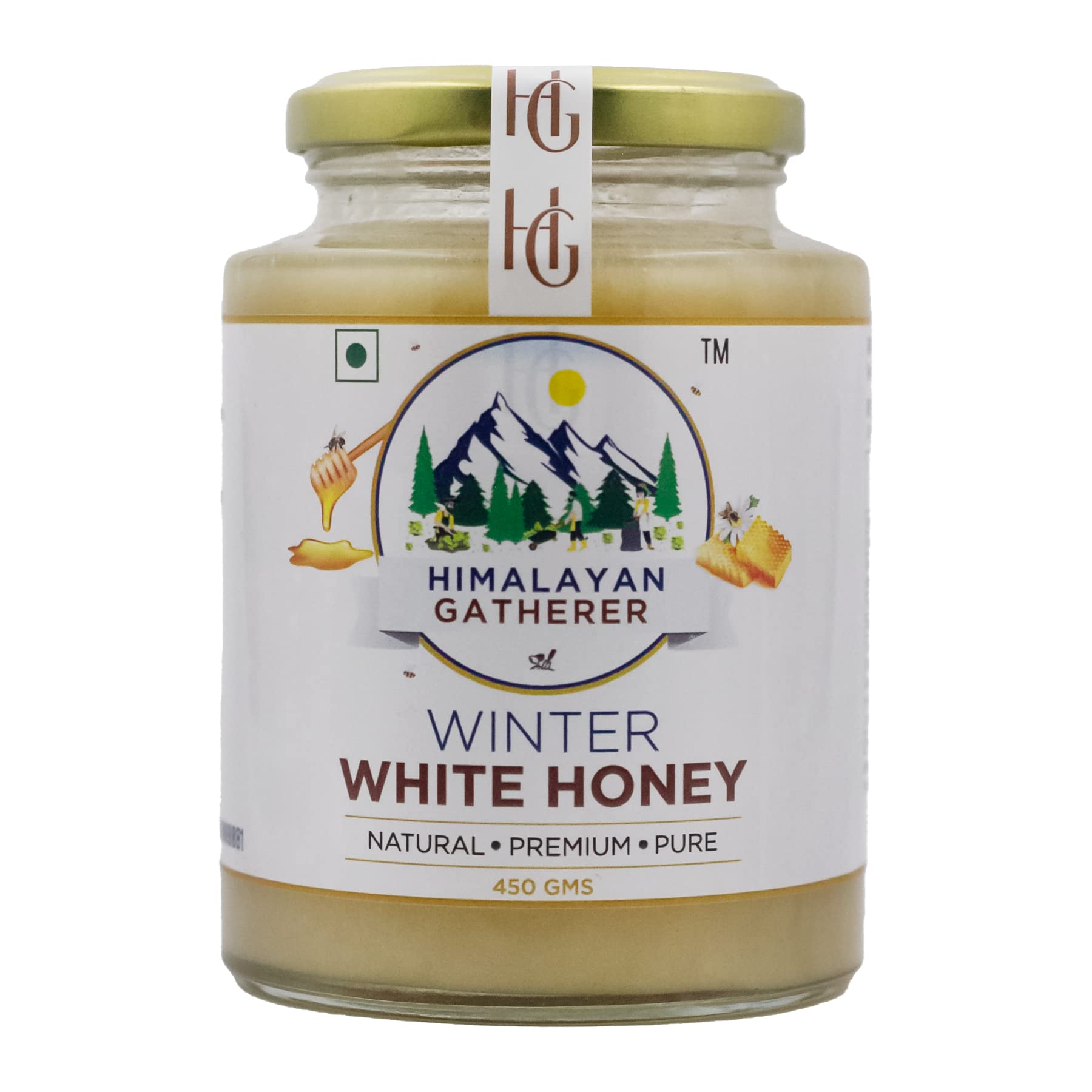 Himalayan Gatherer Winter White Honey 450G Pure Himalayan Raw Honey (B09V56P6Z8) Amazon Price History, Amazon Price Tracker