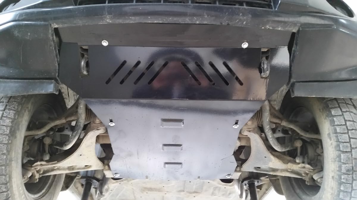 Protección metálica bajo motor compatible con Mitsubishi Pajero 4 (V80, V90) - (2007-2021)