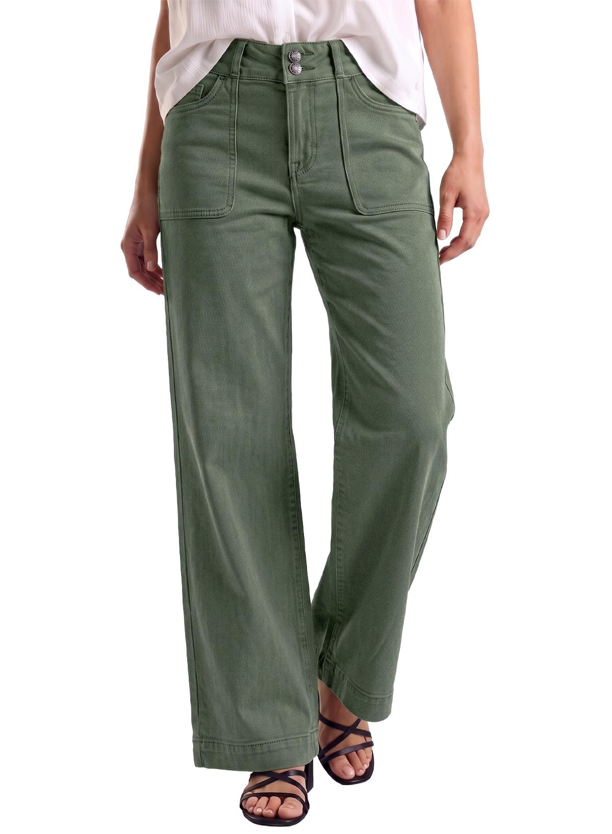 Sidefeel Women's Wide Leg Jeans