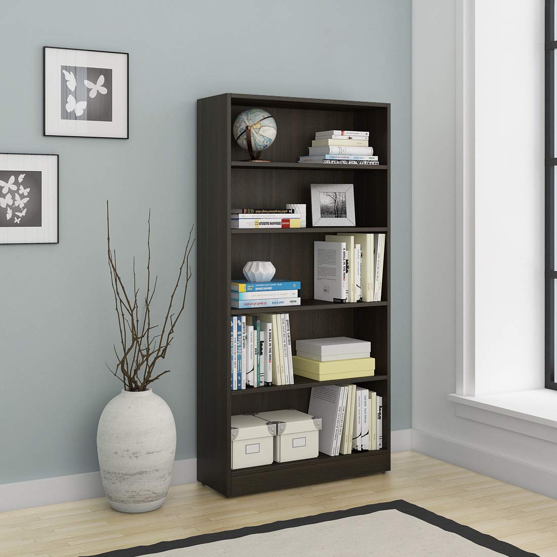 Spacewood William Bookcase 1600 X 800 (Fumed Oak)