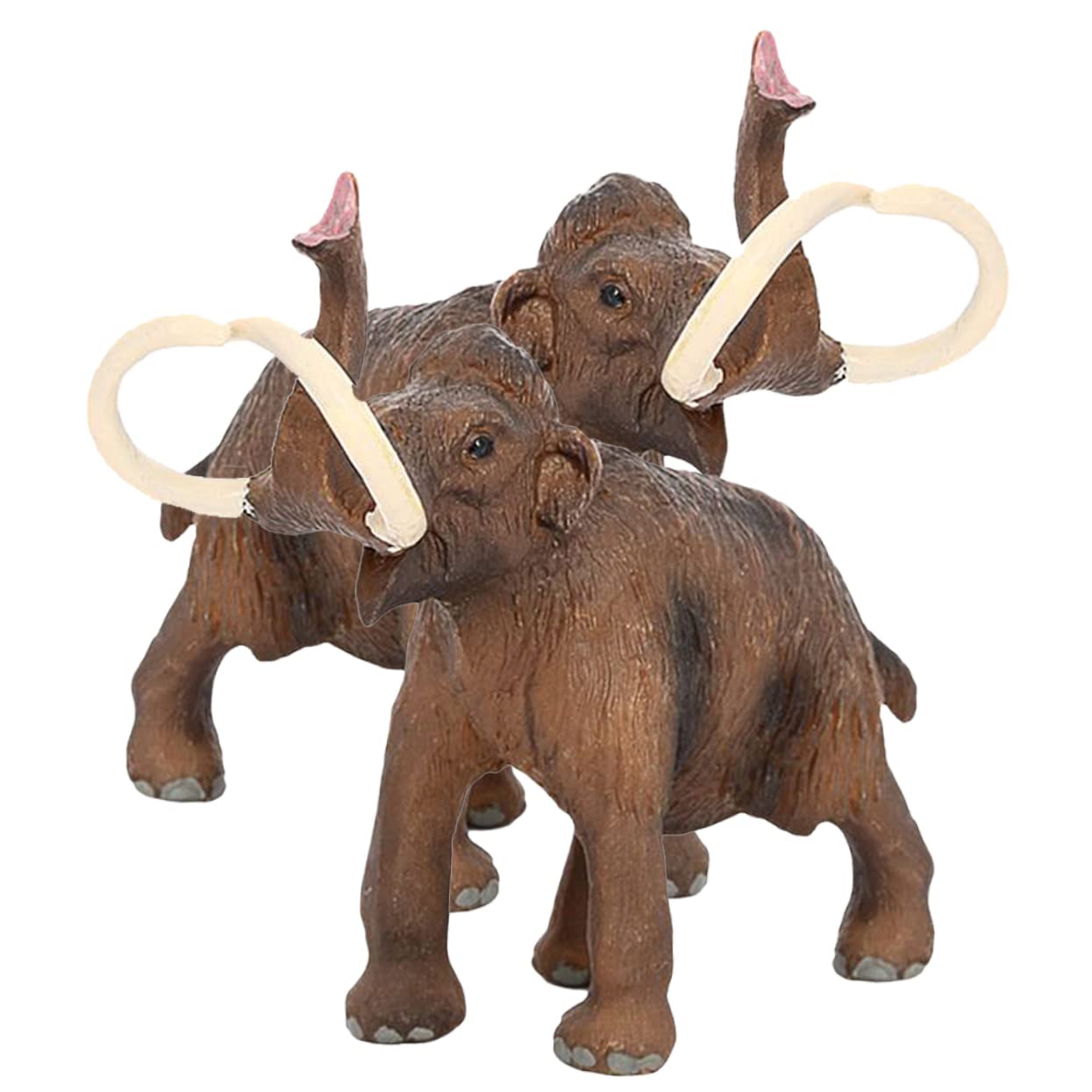 Toyvian 2 Pezzi Statuette Cammello In Miniatura - Ornamenti Animali Realistici Per Decorazione Torta Safari, Regalo Bambini, 8x3x6,5 Cm