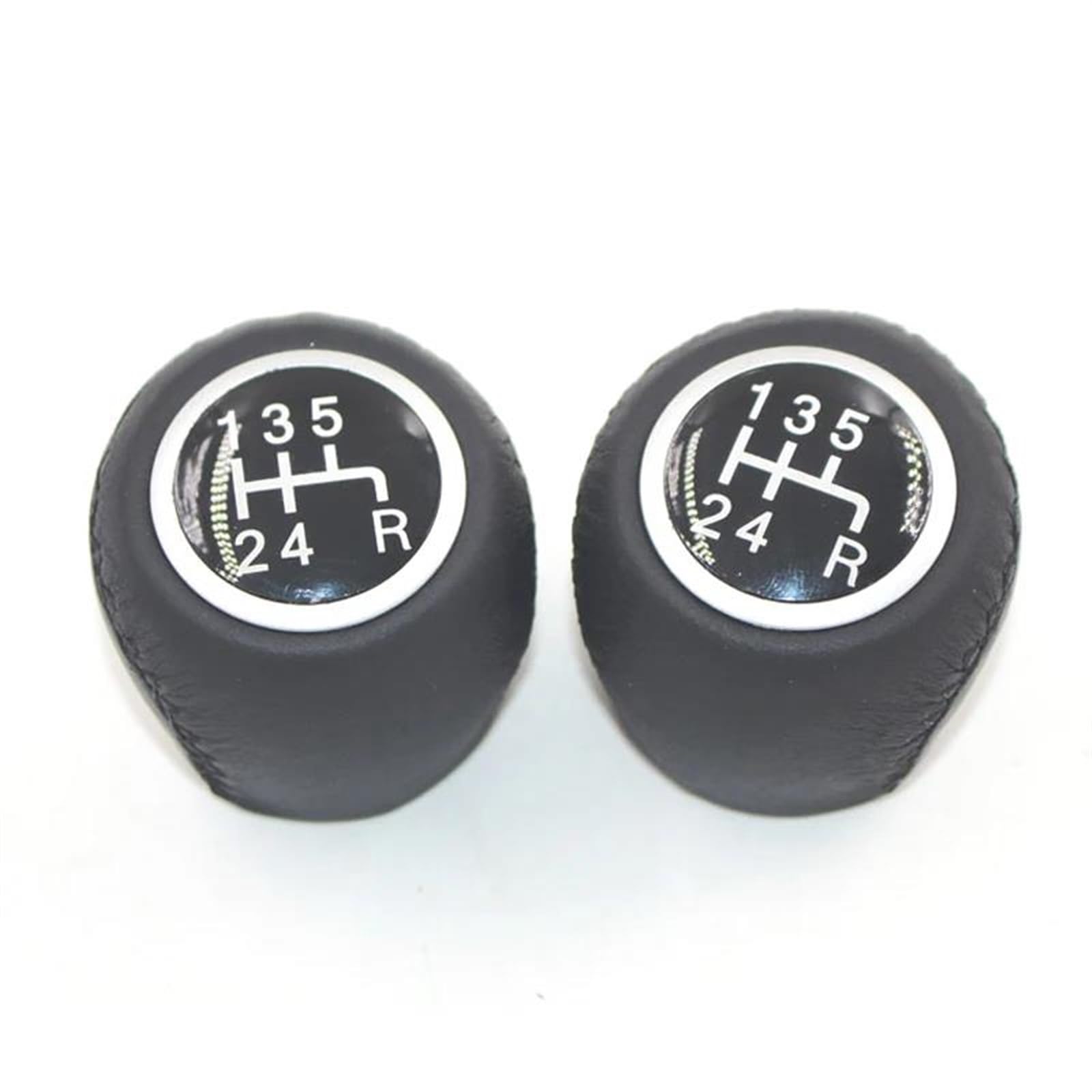 FSOZDBBPL Automotive Parts 5 Speed Real Leather Car Gear Shift Knob for Fiat Grande Punto 2006-2012 for Linea 2007-2015