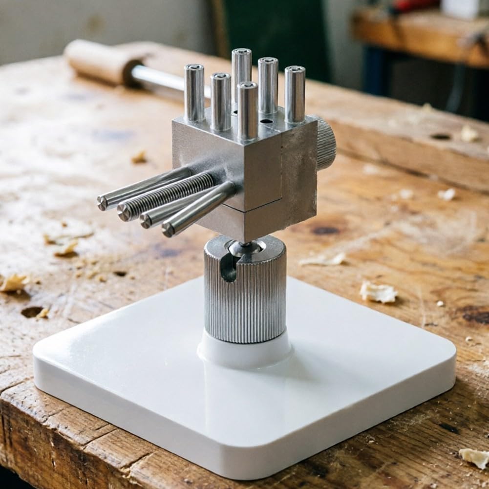 Étau de précision en acier inoxydable avec pince rotative à 360°, modulaire